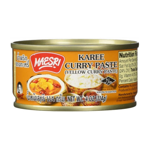Maesri Yellow Curry Paste - Karee Curry Past 4 Oz (114 g)
