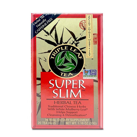 Triple Leaf Super Slimming Herbal Tea 20 Tea Bags 1.16 Oz (33 g)
