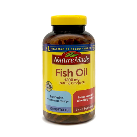 Nature Made Fish Oil, 200 Softgels count