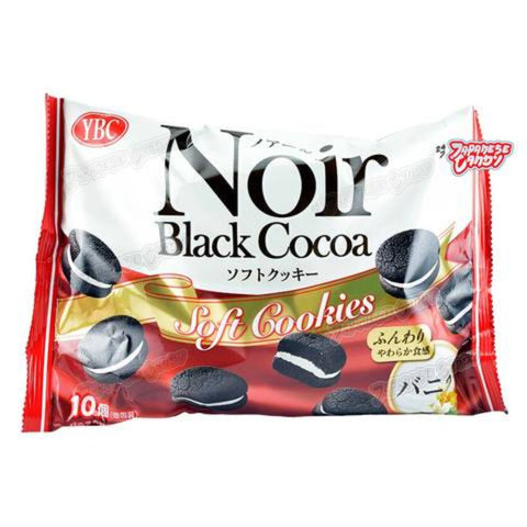 YBC Noir Black Cocoa Soft Cookies Vanilla Flavor 4.9 Oz (140 g)