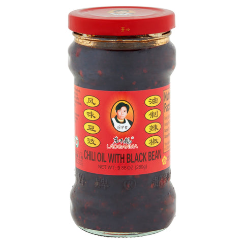 老干妈风味豆豉 LAOGANMA Chili Oil with Black Bean 9.88 Oz (280 g)
