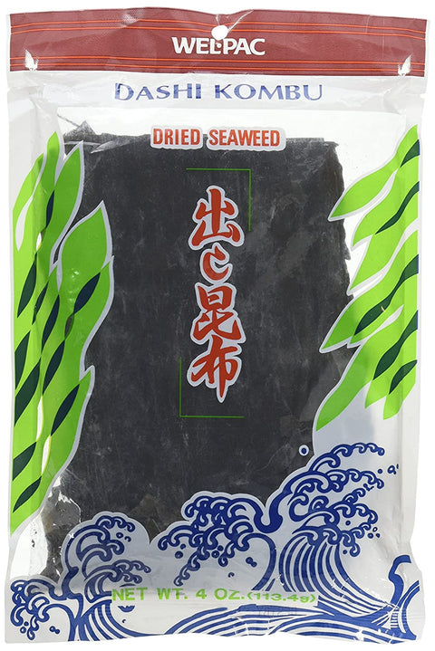 Wel-Pac Dashi Kombu Dried Seaweed 4 Oz (113.4 g)