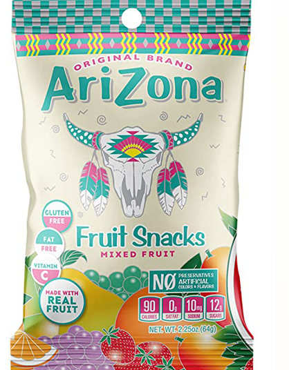 Arizona Mixed Fruit Snacks 2.25 Oz (64 g)