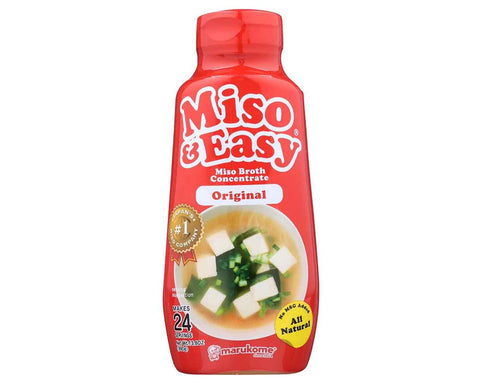 Marukome Miso and Easy - Miso Broth Concentrate Original Flavor 13.08 Oz (390 g)