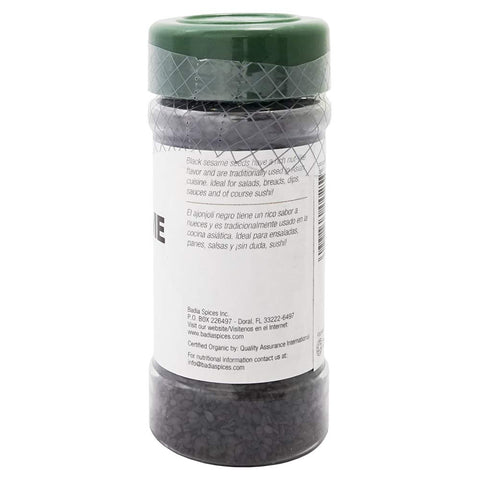 Badia Organic Black Sesame Seed (Ajonjoli Negro) 2.5 Oz (70.9 g)