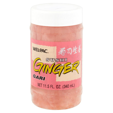 Wel-Pac Sushi Ginger Gari 11.5 FL Oz (340 mL) -寿司生姜 11.5 Oz - CoCo Island Mart