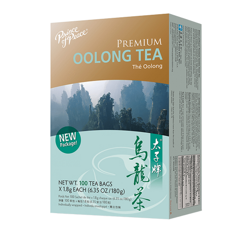 Prince of Peace Premium Oolong Tea 100 Tea Bags X 1.8 g (6.35 Oz/180 g)