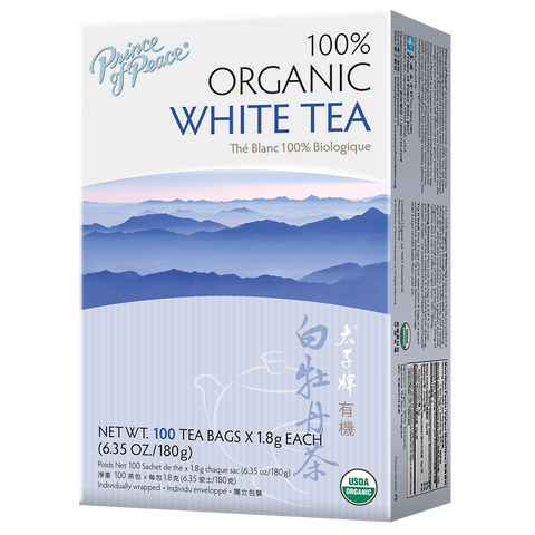 Prince of Peace Organic White Tea 100 Tea Bags X 1.8 (6.35 Oz/180 g)