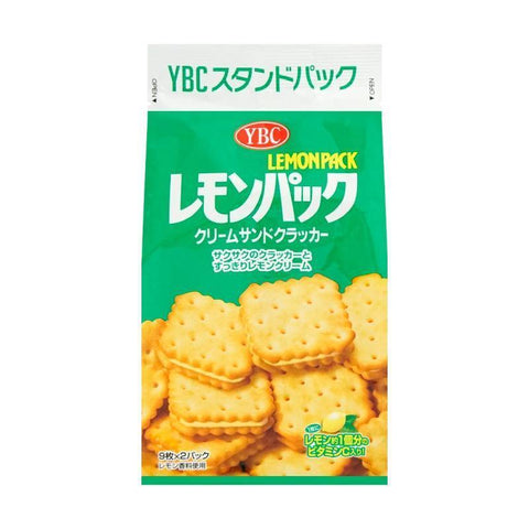 YBC Lemon Pack Cream Sandwich Crackers 5.9 Oz (167 g) - 山崎柠檬奶油夹心饼干 5.9 Oz - CoCo Island Mart