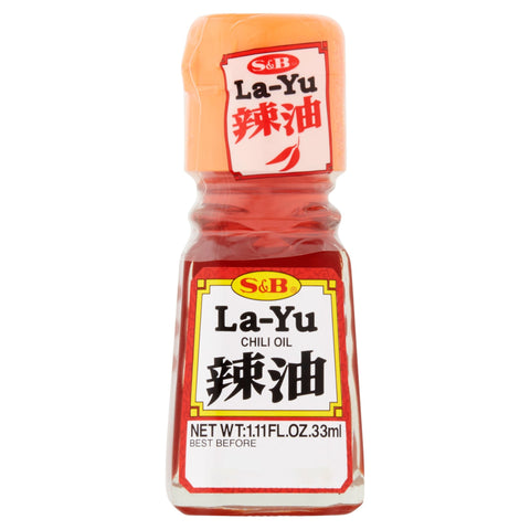 S&B La-Yu Japanese Chili Oil 1.11 FL Oz (33 mL)