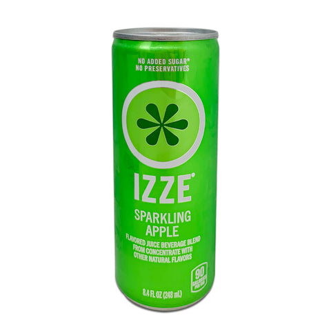 IZZE Sparkling Juice in Apple Flavored Soda, 248mL (8.4 fl oz)