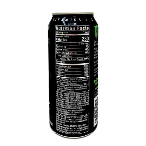 Original Green MONSTER ENERGY Drink, 16 fl oz