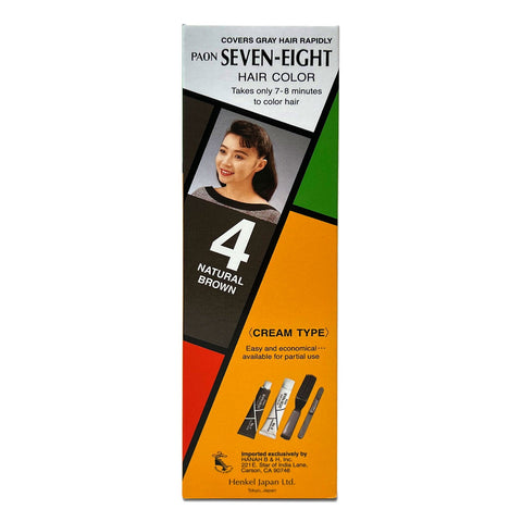 Paon Seven-Eight Hair #4 Color Natural Brown