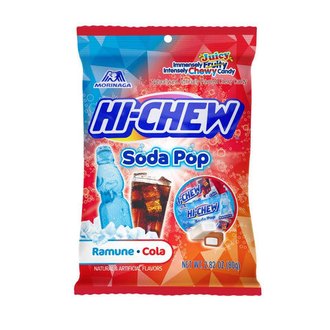 Morinaga Hi-Chew Soda Pop Chewy and Juicy Candy 2.82 Oz (90 g)