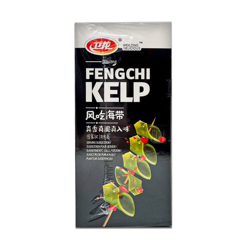WEILONG DELICIOUS Fengchi Kelp - Hot and Spicy Flavor, 400g (14.11oz)