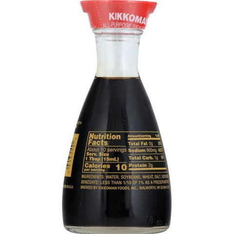 KIKKOMAN Traditionally Brewed Soy Sauce 5FL Oz (148 mL)