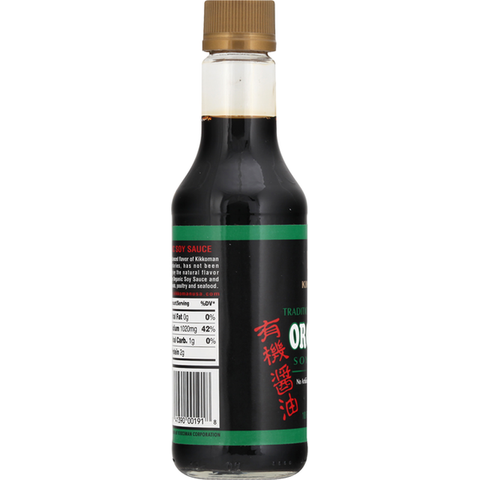 KIKKOMAN Traditional Brewed Organic Soy Sauce 10 FL Oz (296 mL) - 有机酱油 - CoCo Island Mart