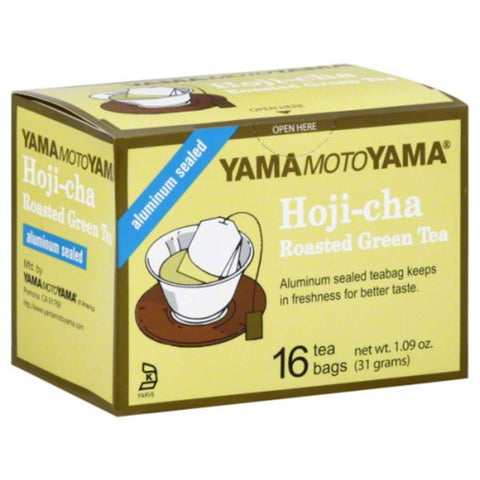 Yamamotoyama Ujinotsuyu Hojicha Hoji-Cha Roasted Green Tea 16 Tea Bags 1.09 Oz (31 g)