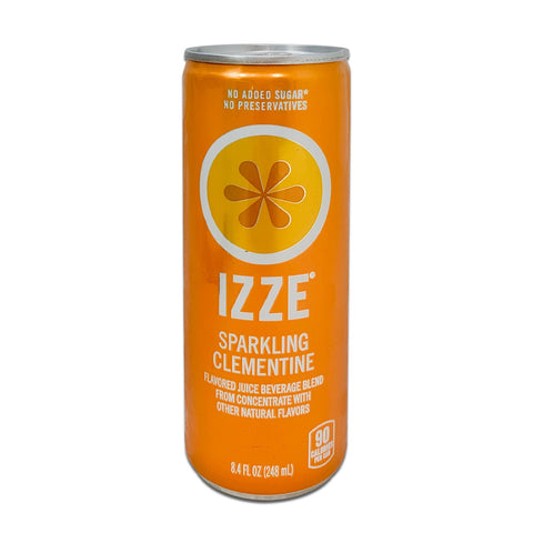 IZZE Sparkling Juice in Clementine Flavored Soda, 248mL (8.4 fl oz)