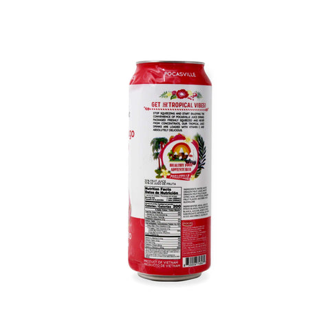 POCASVILLE Dragon Fruit Juice Drink W/ Pulp 16.5 Oz (490 mL)