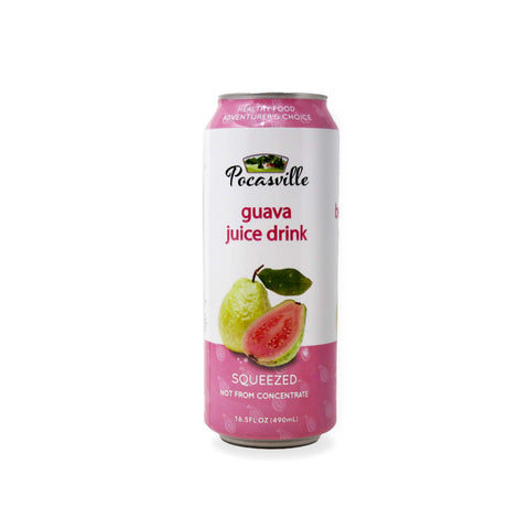 POCASVILLE Guava Juice Drink 16.5 Oz (490 mL)