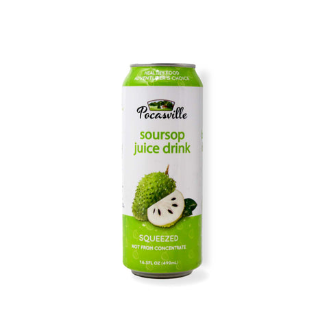 POCASVILLE Soursop Juice Drink 16.5 Oz (490 mL)