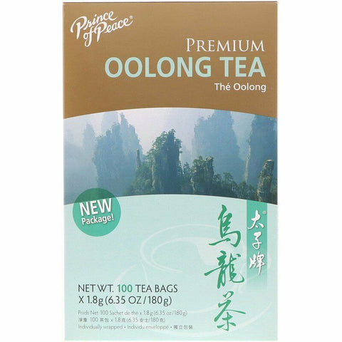 Prince of Peace Premium Oolong Tea 100 Tea Bags X 1.8 g (6.35 Oz/180 g)