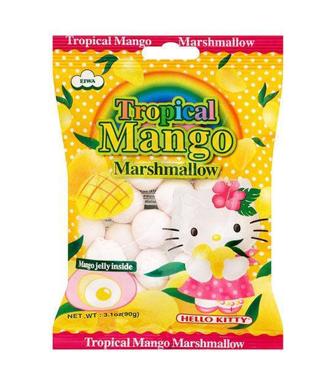 Eiwa Mango Jelly filled in Sweet Marshmallow Hello Kitty 3.1 Oz (90 g) - CoCo Island Mart