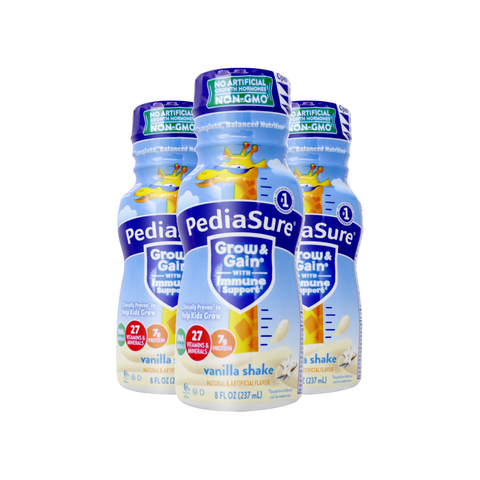 PediaSure Growth and Gain Vanilla Shake Flavor, 24 bottles 192 Oz (5.69 L)