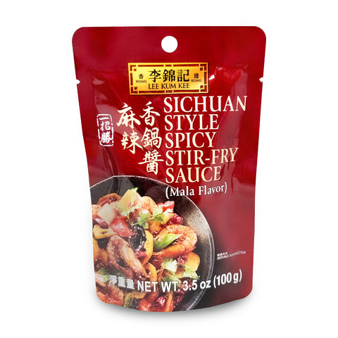 LEE KUM KEE, Sichuan Style Spicy Stir-Fry Sauce (Mala Flavor) 3.5oz (100g)