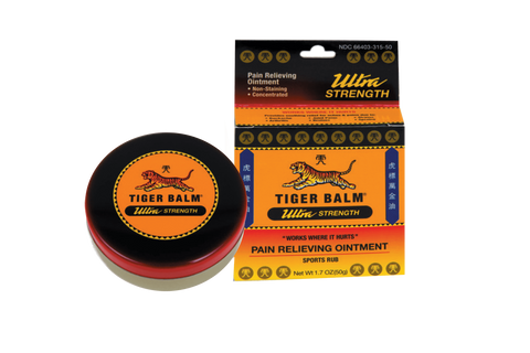 Tiger Balm Sports Rub Pain Relieving Ointment Ultra Strength 1.70 Oz (50 g)