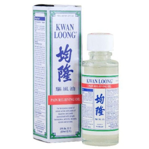 Kwan Loong Oil Relief Pain Travel Sickness Insect Bite 2 FL Oz (57 mL)