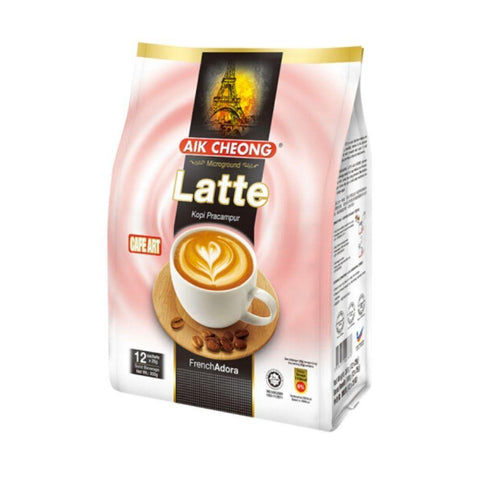 Aik Cheong Latte Coffee | Kopi Pracampur 12 Sachets (300 g) - 益昌老街拿铁 300 克 - CoCo Island Mart
