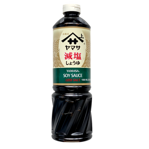 Yamasa Less Salt Soy Sauce 33.8 FL Oz (1000 mL)