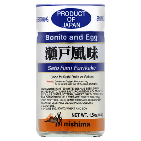 Mishima Bonito and Egg Seto Fumi Furikake 1.5 Oz (45 g)