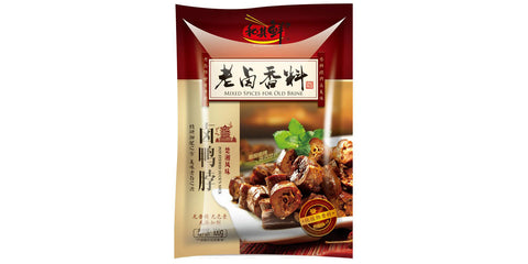 WOAKIESING Mixed Spices For Pot Stewed Duck's Neck 3.5 Oz (100 g) - 老卤香料卤鸭脖